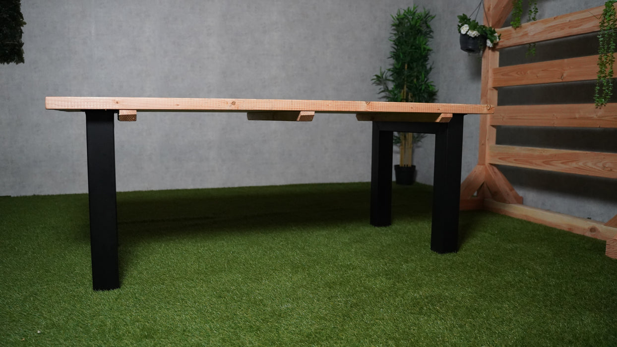 Tuintafel Ferrox | Douglas/Staal | Meerdere maten