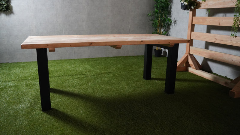 Tuintafel Ferrox | Douglas/Staal | Meerdere maten