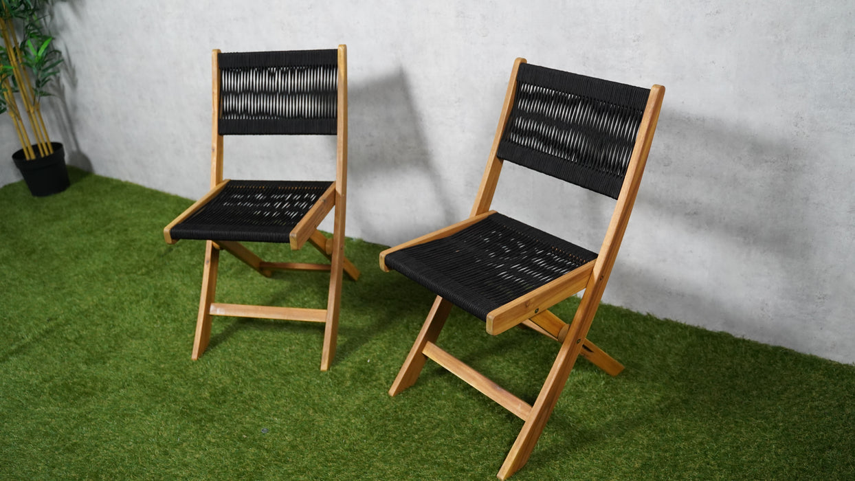 Bistro set Tropical | Acaciahout | Set stoelen+tafeltje