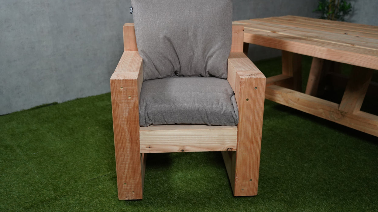 Tuinstoel Colosso | Douglashout | Massieve stoel