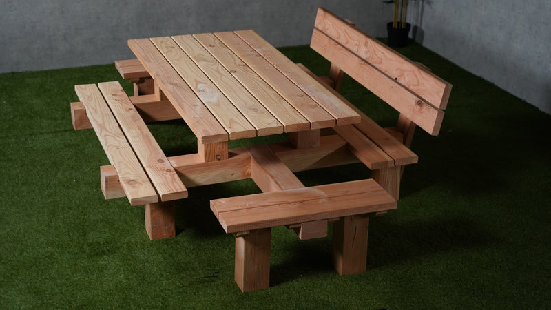 Tuintafel douglashout Nore met dwarsbalken kopen? Bestel nu [20 Tuintafel douglashout Nore met dwarsbalken kopen? Bestel nu [20