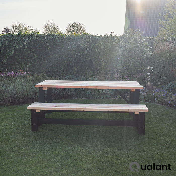 Tuintafel Timber Black | Douglas | Meerdere maten