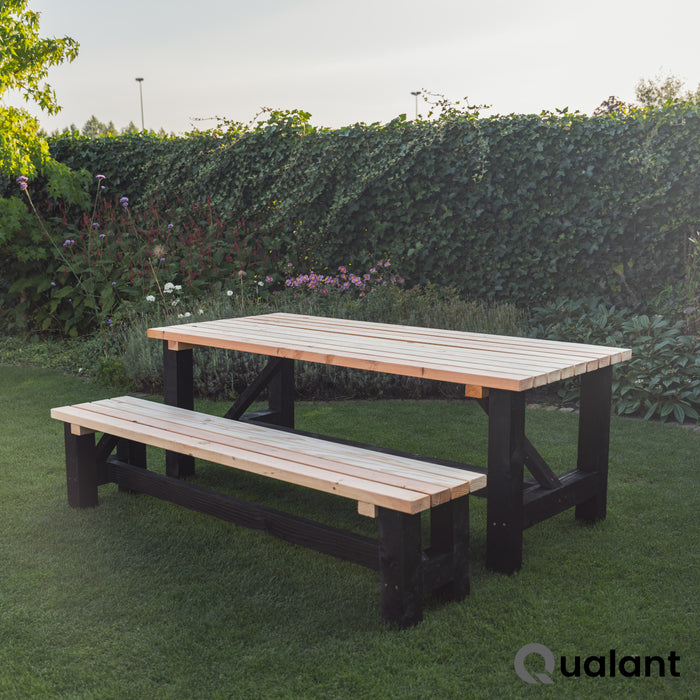 Tuintafel Timber Black | Douglas | Meerdere maten