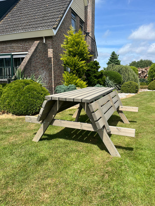 Picknicktafel DeLuxe | Antraciet | 180cm