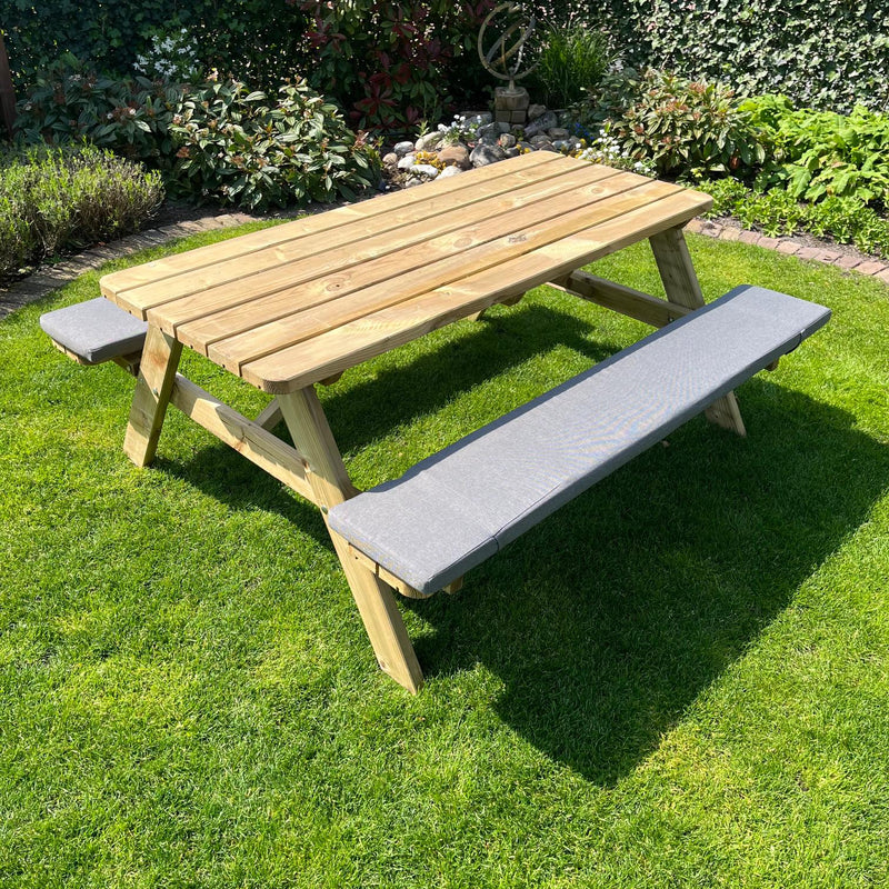 Set Tuinkussens - 210cm - Picknicktafel 210