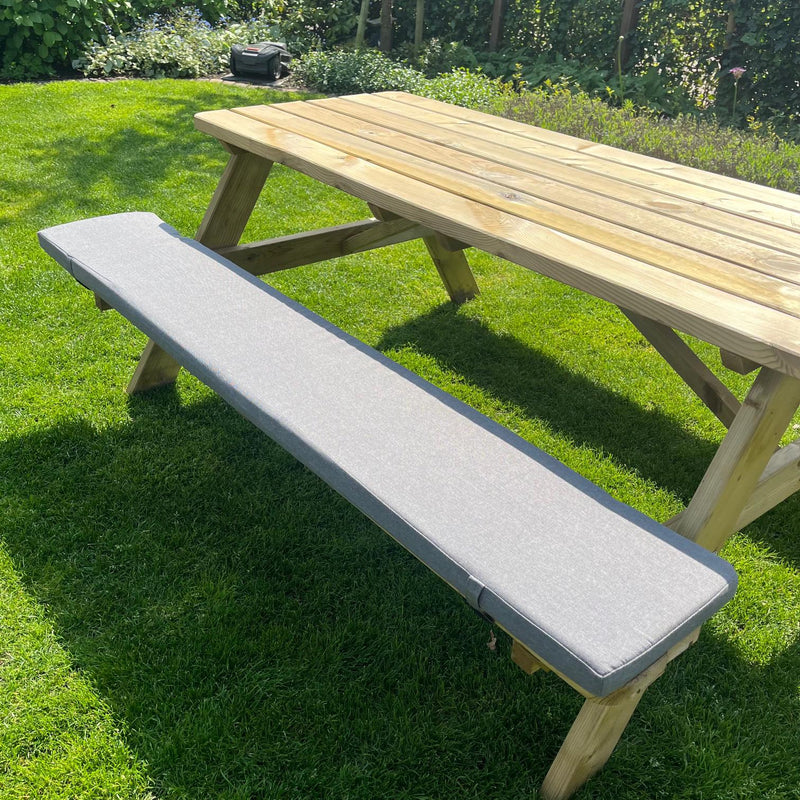 Set Tuinkussens - 210cm - Picknicktafel 210