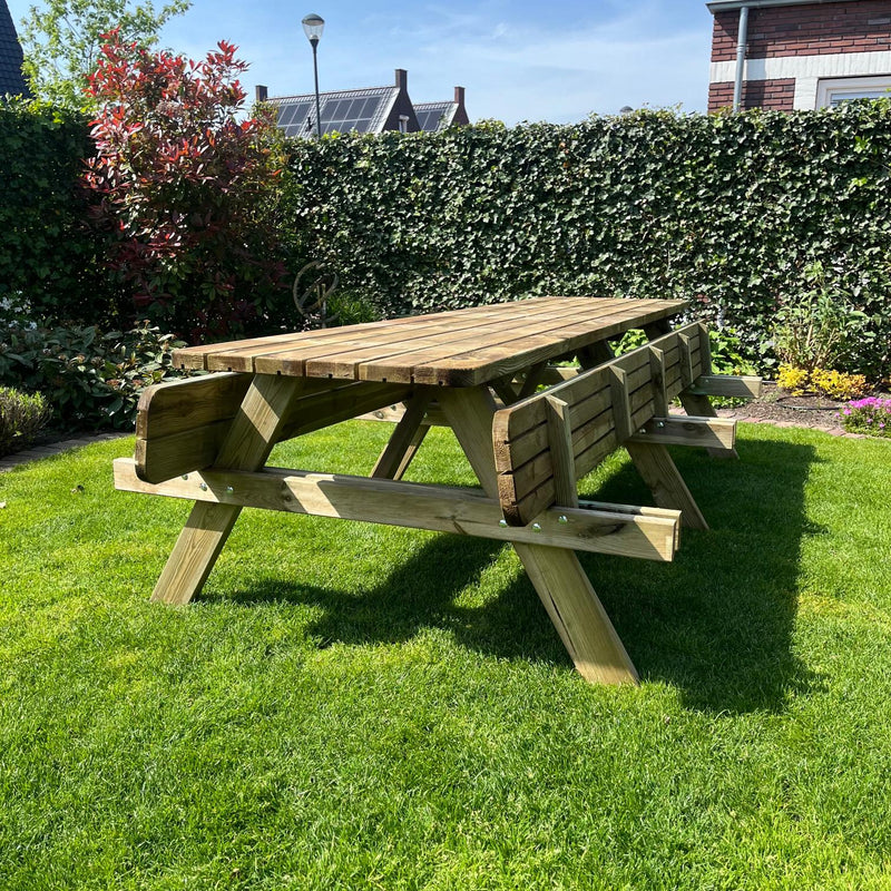 Picknicktafel DeLuxe | Geïmpregneerd | 300 cm