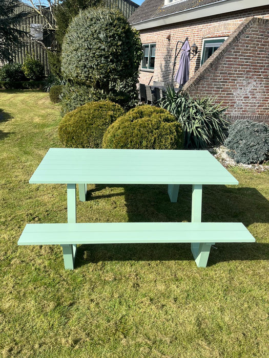 Picknicktafel London | Groen | Aluminium | 180cm