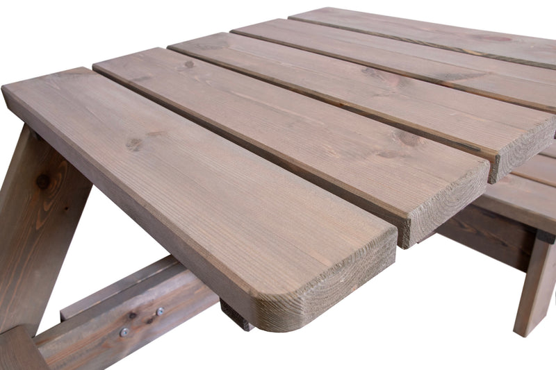 Picknickbank an der Berliner Mauer