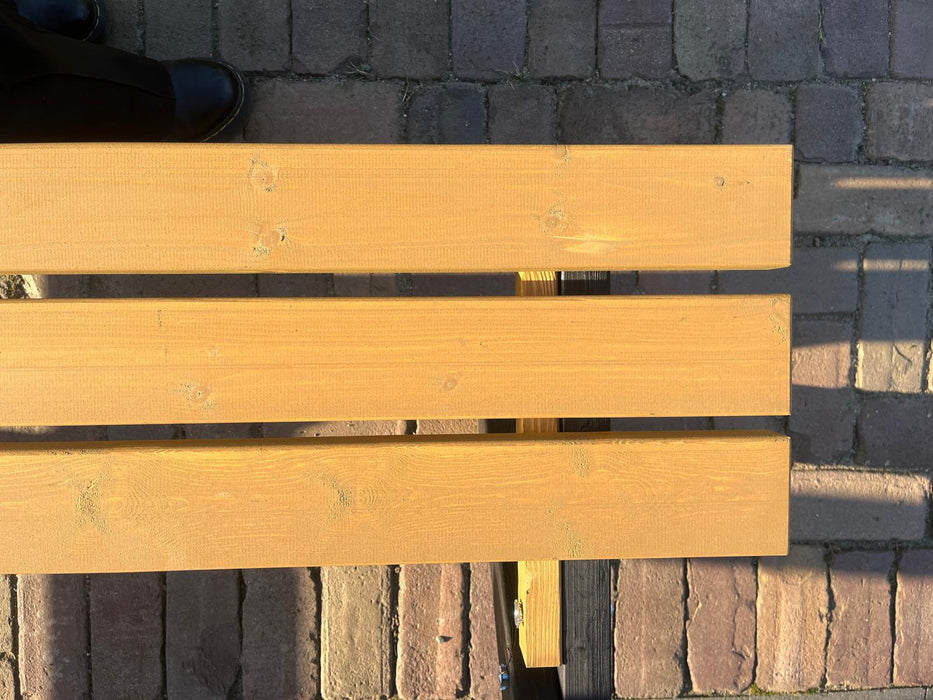 Picknicktafel DeLuxe - Zwart-bruin - 180cm