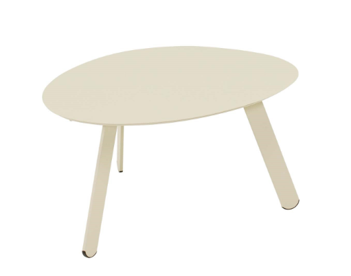 Bijzettafeltje Tiki 55x46x28cm taupe
