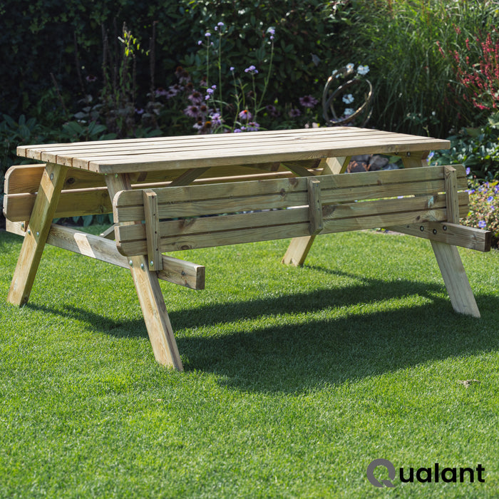 Picknicktafel DeLuxe | Geïmpregneerd | 180 cm