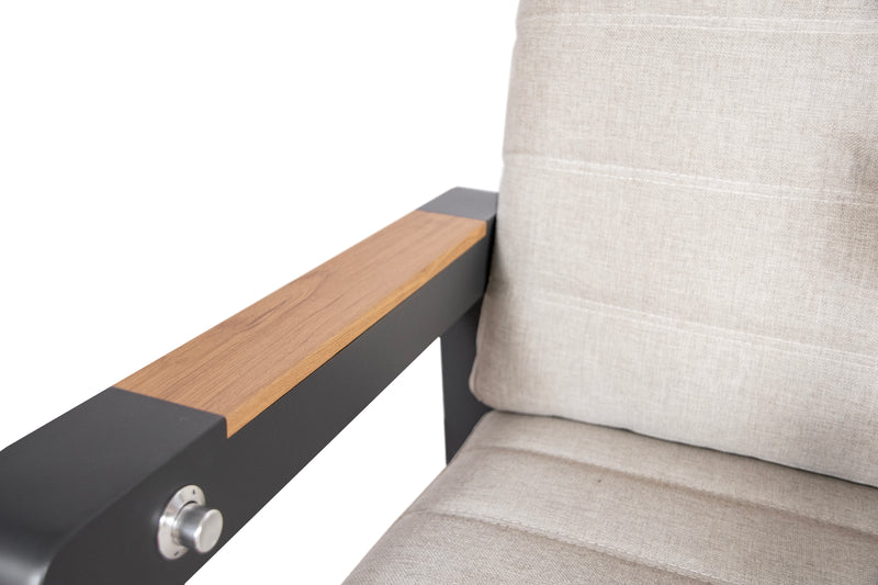 Valentina Gartenstuhl | Verstellbar | Aluminium