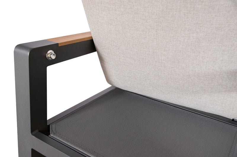 Valentina Gartenstuhl | Verstellbar | Aluminium