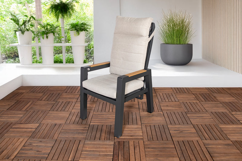 Valentina Gartenstuhl | Verstellbar | Aluminium