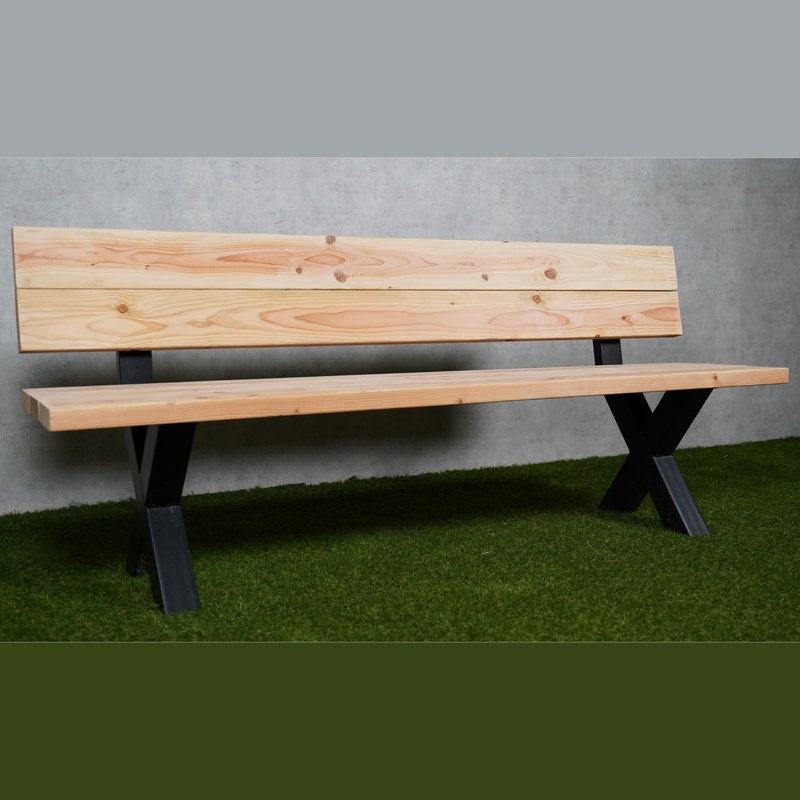 Serena Gartenbank | Douglasie/Stahl | Verschiedene Größen