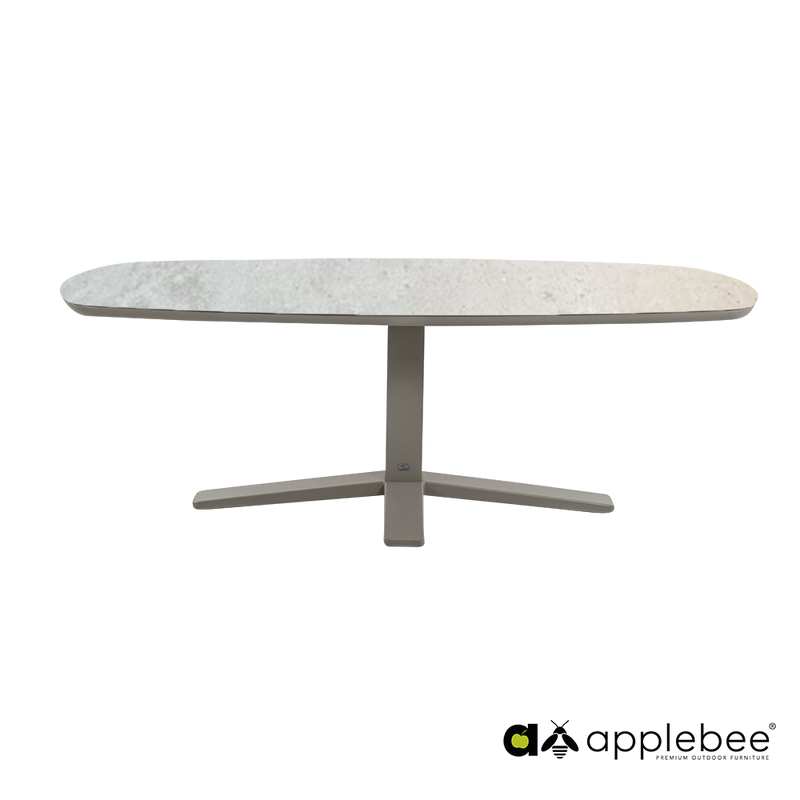 Tuintafel Zanzibar | Deens Ovaal | HPMS/Aluminium | 220cm