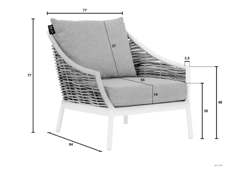 Loungeset Milou | Verschillende kleuren | Zelf samen te stellen