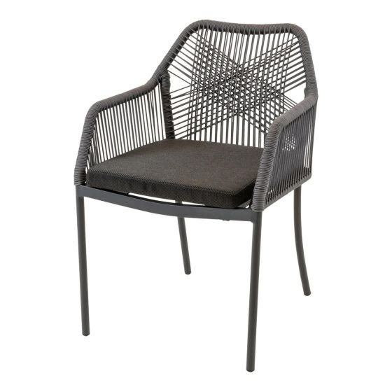 Stapelstuhl Akita grau