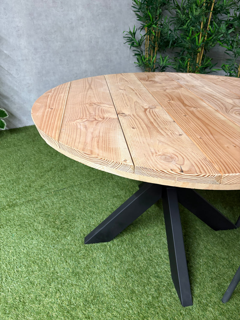 Tuintafel Rondo | Douglas/staal | Meerdere maten