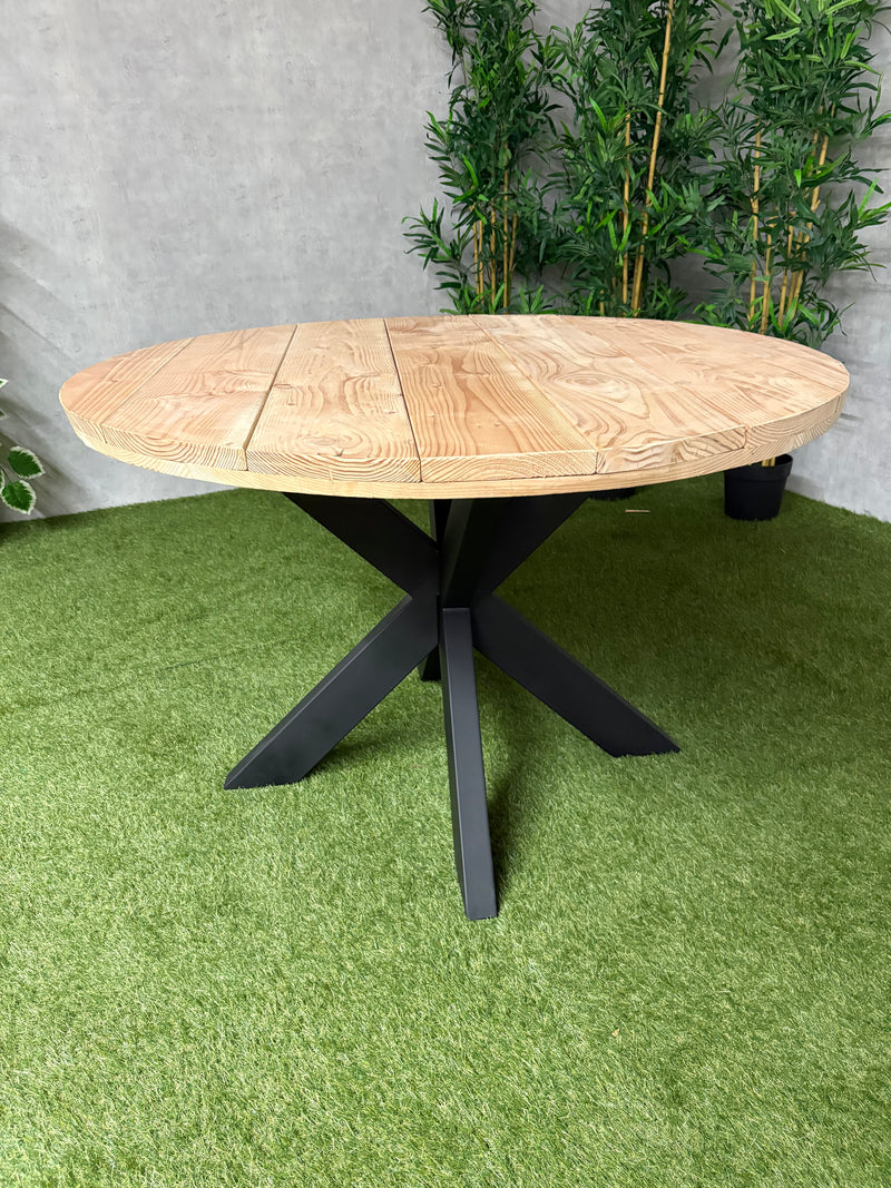Tuintafel Rondo | Douglas/staal | Meerdere maten