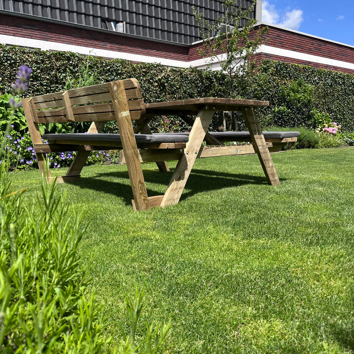 Rugleuning Picknicktafel 180cm