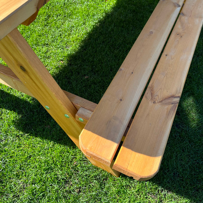 Picknicktafel DeLuxe | Douglas Look/Redwood | 200cm