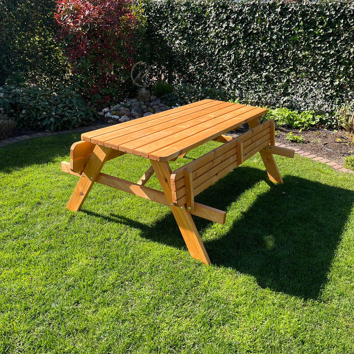 Picknicktafel DeLuxe | Douglas Look/Redwood | 200cm